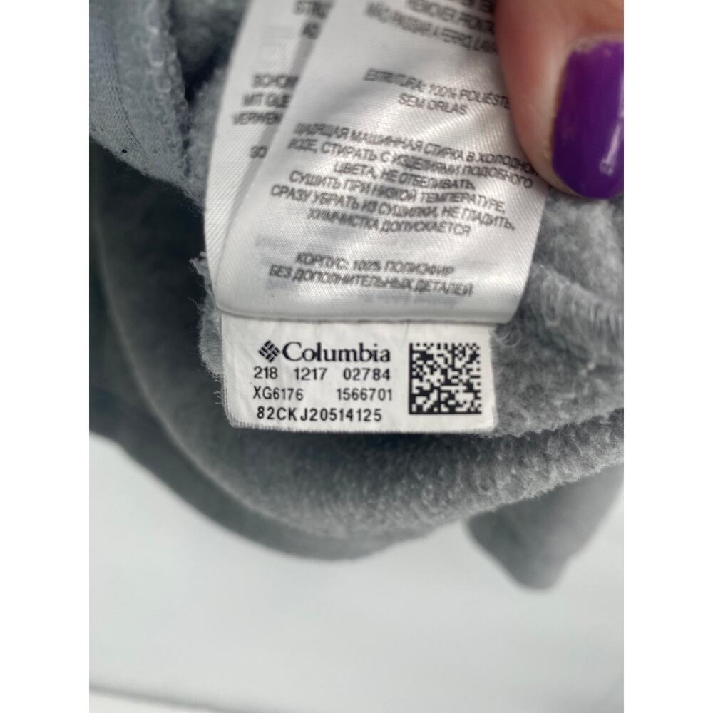 Columbia Sawyer Rapids 2.0 Fleece Jacket for Kids Gray Full Zip M 10/12 - Picture 6 of 7